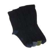 X4 Paires de Chaussettes Marine Homme Dim D06K pas cher