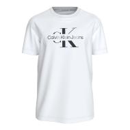 T-shirt Blanc Homme Calvin Klein Jeans Disrupted