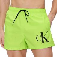 Short de bain Vert Homme Calvin Klein Jeans Drawstring pas cher