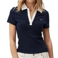 Polo Marine Femme Tommy Hilfiger DW0DW17225 pas cher