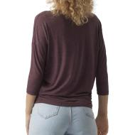 T-Shirt Violet Femme Vero Moda Carla vue 2