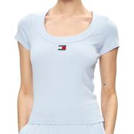 T-shirt Bleu Clair Femme Tommy Hilfiger Badge