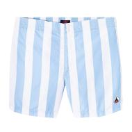 Short de Bain Blanc/Bleu Homme Jott Deauville 1800 pas cher