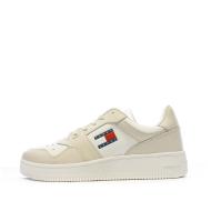 Baskets Blanches/Beiges Homme Tommy Hilfiger Retro pas cher