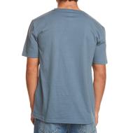 T-shirt Bleu Homme Quiksilver Skullss vue 2