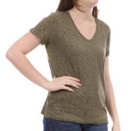 T-shirt Kaki Femme Lee Cooper Odla 009514 pas cher