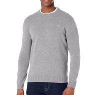 Pull Gris Clair Homme Lacoste Tricot AH2341 pas cher