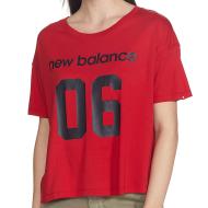 T-shirt Rouge Femme New Balance Athletics Stadium pas cher