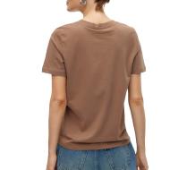 T-shirt Marron Femme Vero Moda Paulina vue 2