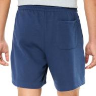 Short Bleu Homme New Balance French Terry vue 2