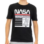 T-shirt Noir Homme Nasa 57T