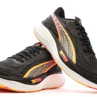 Chaussures de running Noires/Orange Homme Puma Velocity vue 7