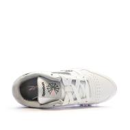 Baskets Blanc/Rose Fille Reebok Classic Leather vue 4