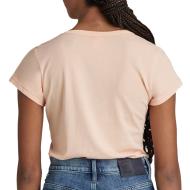 T-shirt Orange Femme G-Star Raw Eyben D21314 vue 2