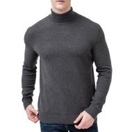 Pull Gris Homme Only & Sons Roll pas cher