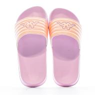 Claquettes Orange/Mauve Fille Kappa 371G7XW vue 3