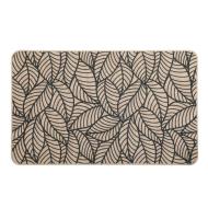 Tapis Beige/Noir à Imprimés 50x80cm Jungle pas cher