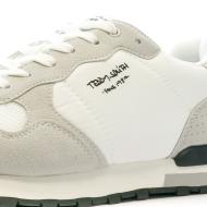 Baskets Blanc/Gris Homme Teddy Smith Retro vue 7