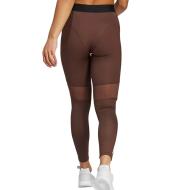 Legging Marron Femme Adidas Hyglm vue 2