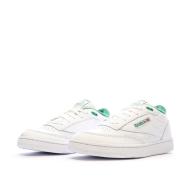 Baskets Blanches/Vertes Homme Reebok Club vue 6