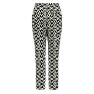 Pantalon Noir/Beige à Motifs Femme Only 15222230 vue 2