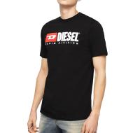 T-shirt Noir Homme Diesel Male pas cher