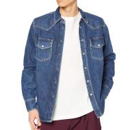 Chemise Bleu Homme Diesel Camicia pas cher