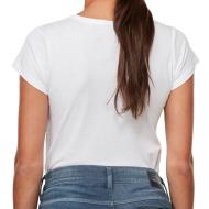 T-shirt Blanc Femme G-Star Raw Slim vue 2