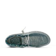 Chaussures Gris/Bleu Homme Hey Dude Wally So vue 4