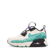 Baskets Blanc/Vert Garçon Nike Air Max 90 Toggle pas cher