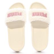 Claquettes Blanches/Roses Femme Puma Marshmal vue 3