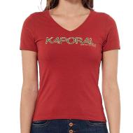 T-shirt Rouge Femme Kaporal Frank pas cher