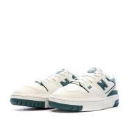 Baskets Blanches/Vert Femme New Balance 550 vue 6