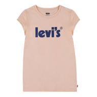 T-shirt Rose Fille Levi's 4EE559 pas cher