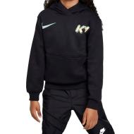 Sweat à Capuche Noir Enfant Nike KM pas cher