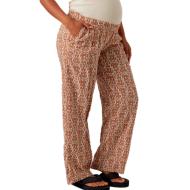 Pantalon Blanc/Marron Femme Mamalicious Rita pas cher