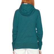 Sweat Zippé Vert Femme Ragwear Paya Dots vue 2