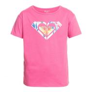 T-shirt Rose Fille Roxy Day And Night ERGZT03847 pas cher