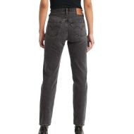 Jean Gris Femme Levi's 501 Donna vue 2