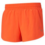 Short de running Orange Fluo Femme Puma Run Graf pas cher