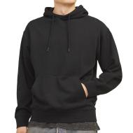 Sweat à Capuche Noir Clair Homme Jack & Jones Charge pas cher