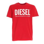 T-shirt Rouge Homme Diesel Diegos