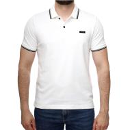 Polo Blanc Homme Calvin Klein Jeans K10K112944 pas cher