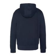 Sweat à capuche Marine/orange Homme Schott Logo vue 2