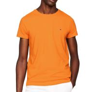 T-shirt Orange Homme Tommy Hilfiger Stretch Slim