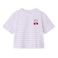 T-shirt Rose/Blanc Fille Name it Felissia