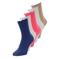 x5 Paires de Chaussettes Violet/Rose femme Vero Moda Ena pas cher