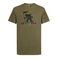 T-shirt Kaki Homme Gotcha Fishman pas cher