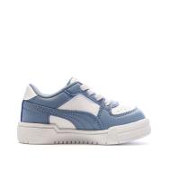 Baskets Blanches/Bleu Garçon Puma Pro Classic vue 2