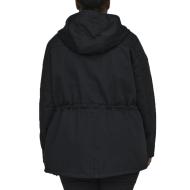 Parka Noir Femme Only Carmakoma Carlorca vue 2